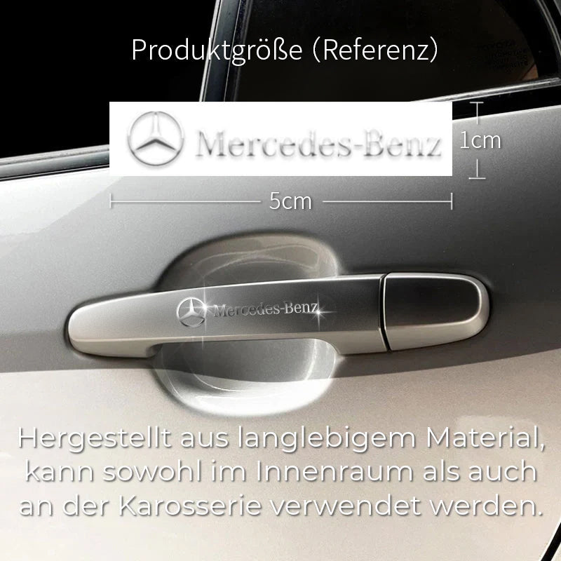 Luxuriöse Autoaufkleber aus Metall