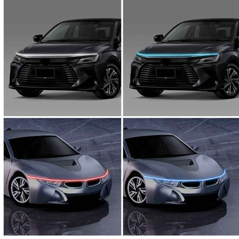 Dynamische LED-Haubenbeleuchtung (2 m Streifen)