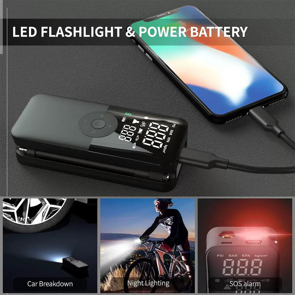 Tragbarer Reifenfüller fürs Auto