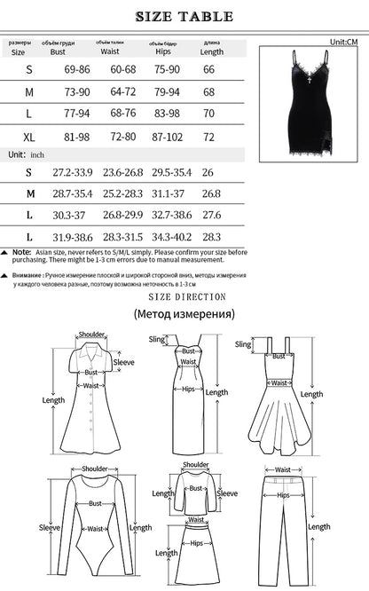 Donkere Halloween-stijl punkjurk, sexy kanten feestjurk, cosplay streetwear Y2K-rok 