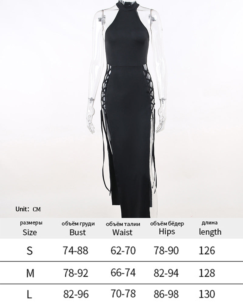 Dunkles Punkkleid im Halloween-Stil, sexy Partykleid mit Spitzendruck, Cosplay, Streetwear, Y2K-Rock 