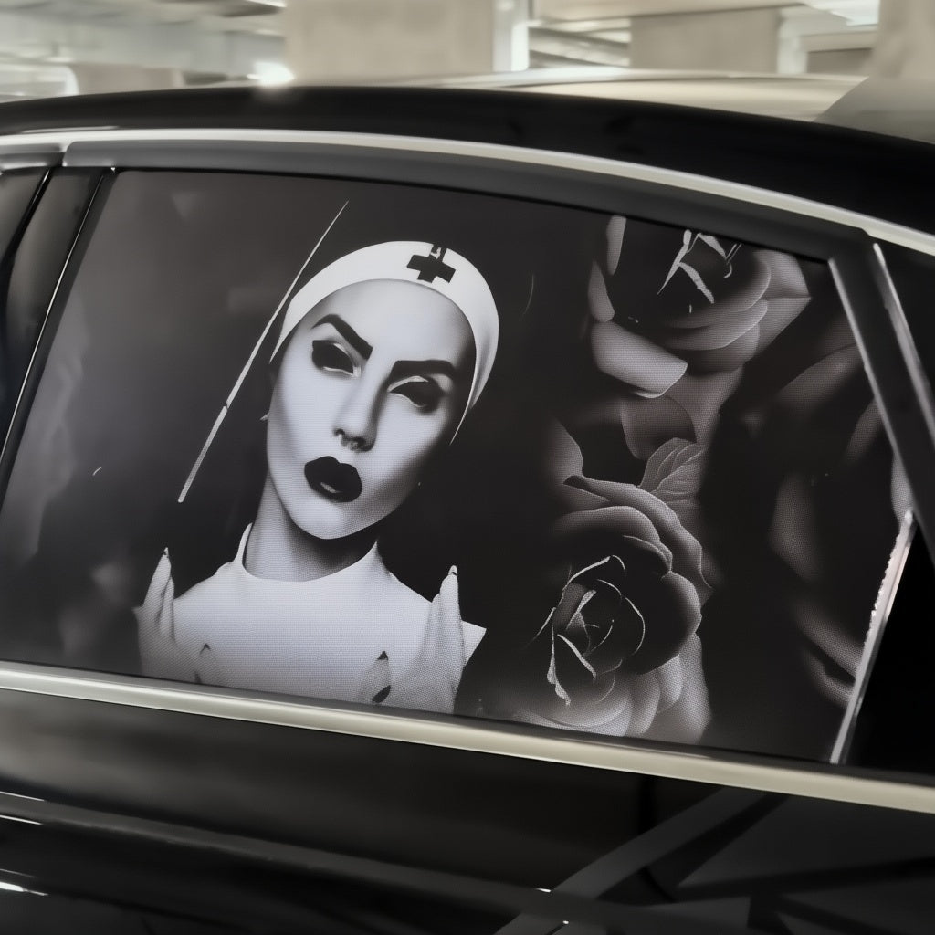 Individuelle Autofensterdekorationen