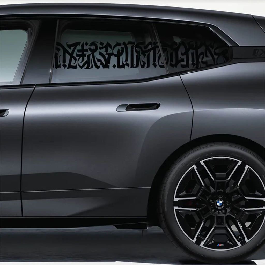 Gotischer Windschutzscheibenaufkleber