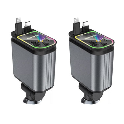 Auto-Ladegerät mit ausziehbarem Kabel