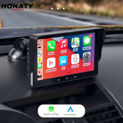Aangesloten HD-scherm met CarPlay en Android Auto