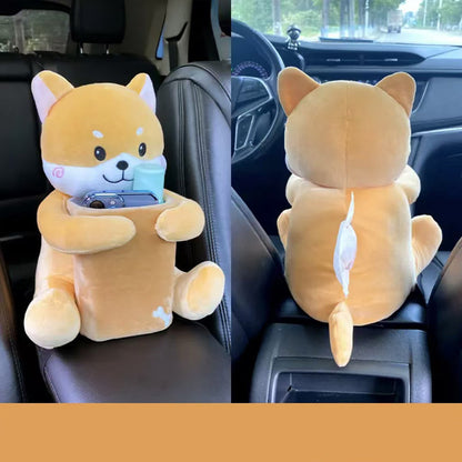 2-in-1 animierte Aufbewahrungsbox für die Autoarmlehne