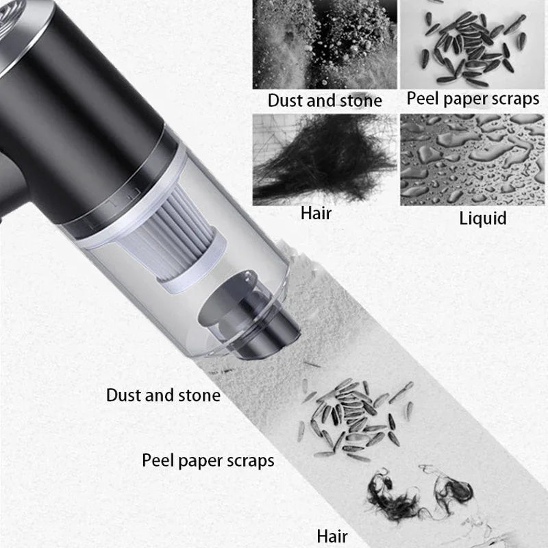 Small cordless car vacuum cleaner 