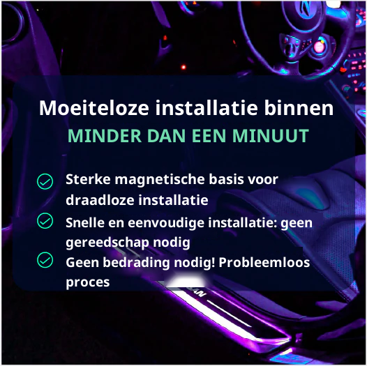 Luxuriöse Einstiegsbeleuchtung für Autos