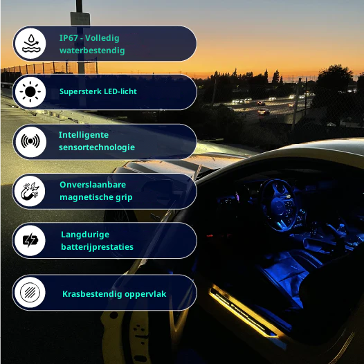 Luxuriöse Einstiegsbeleuchtung für Autos