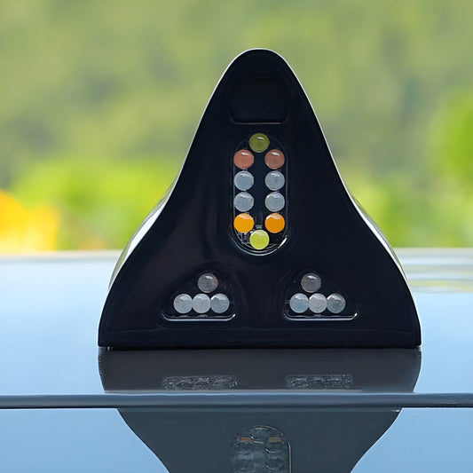 Solarbetriebene Haifischflossen-Warnleuchte 