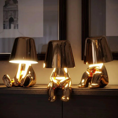 „Der Denker“ – Designlampe