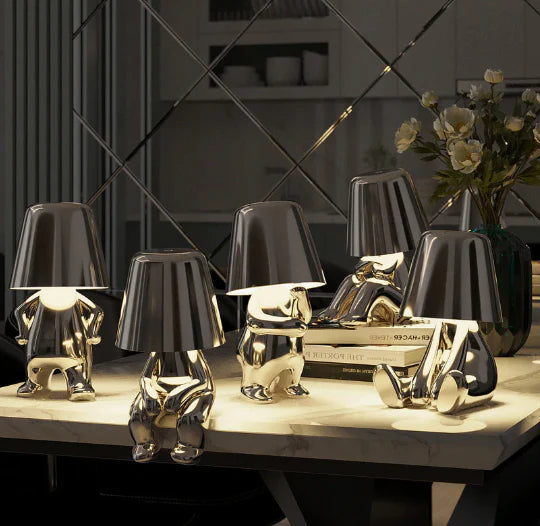 „Der Denker“ – Designlampe