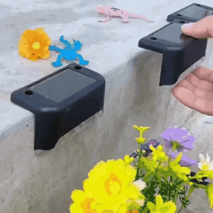 Solar-Klemmleuchten für den Außenbereich – 4 Stücke 