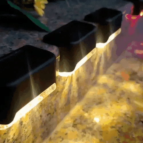 Solar-Klemmleuchten für den Außenbereich – 4 Stücke 