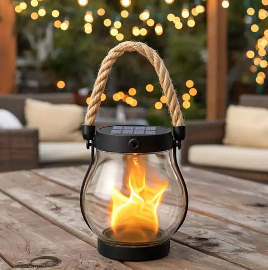 Solar-Flammenlaterne