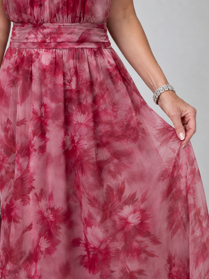 Lieselotte | Weiches Halsträger-Midikleid