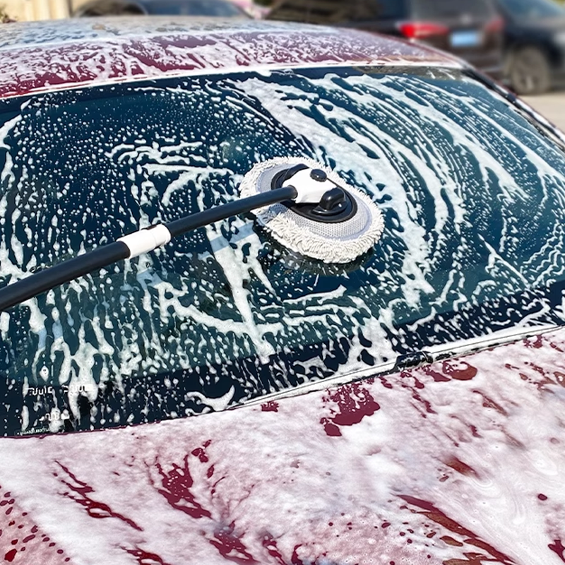 ProGlide Telescopic Car Wash Brush – Scratch-Free &amp; Easy to Store