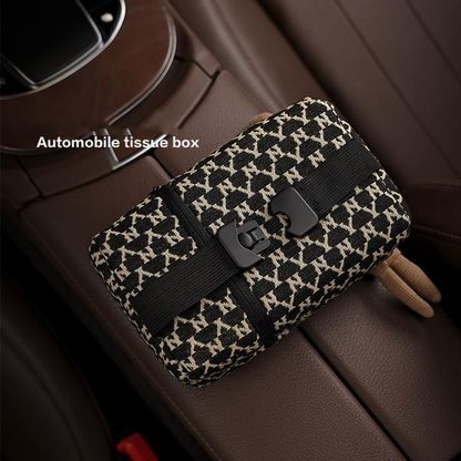 BunnyCharm Auto-Taschentuchbox – mit Hasen-Plüschtier