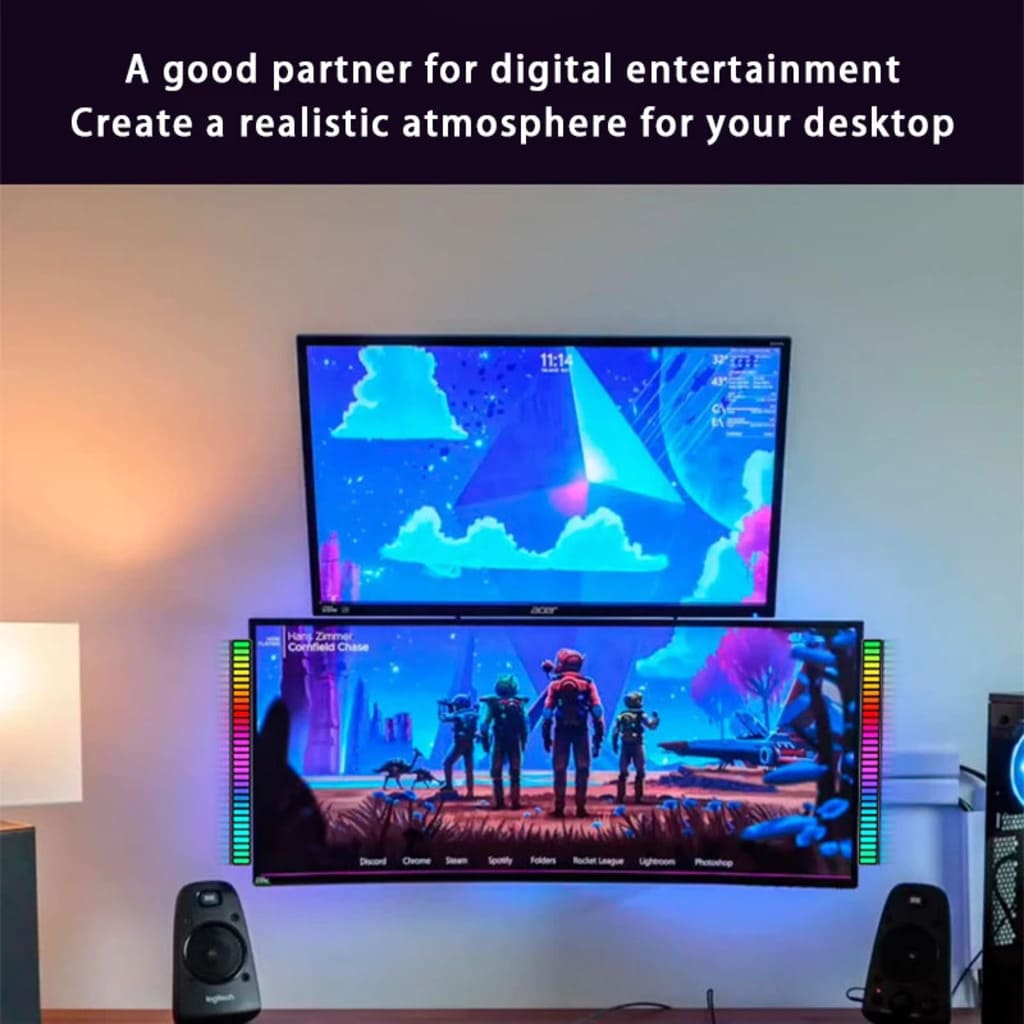 RGB-ledlampen met spraakbediening