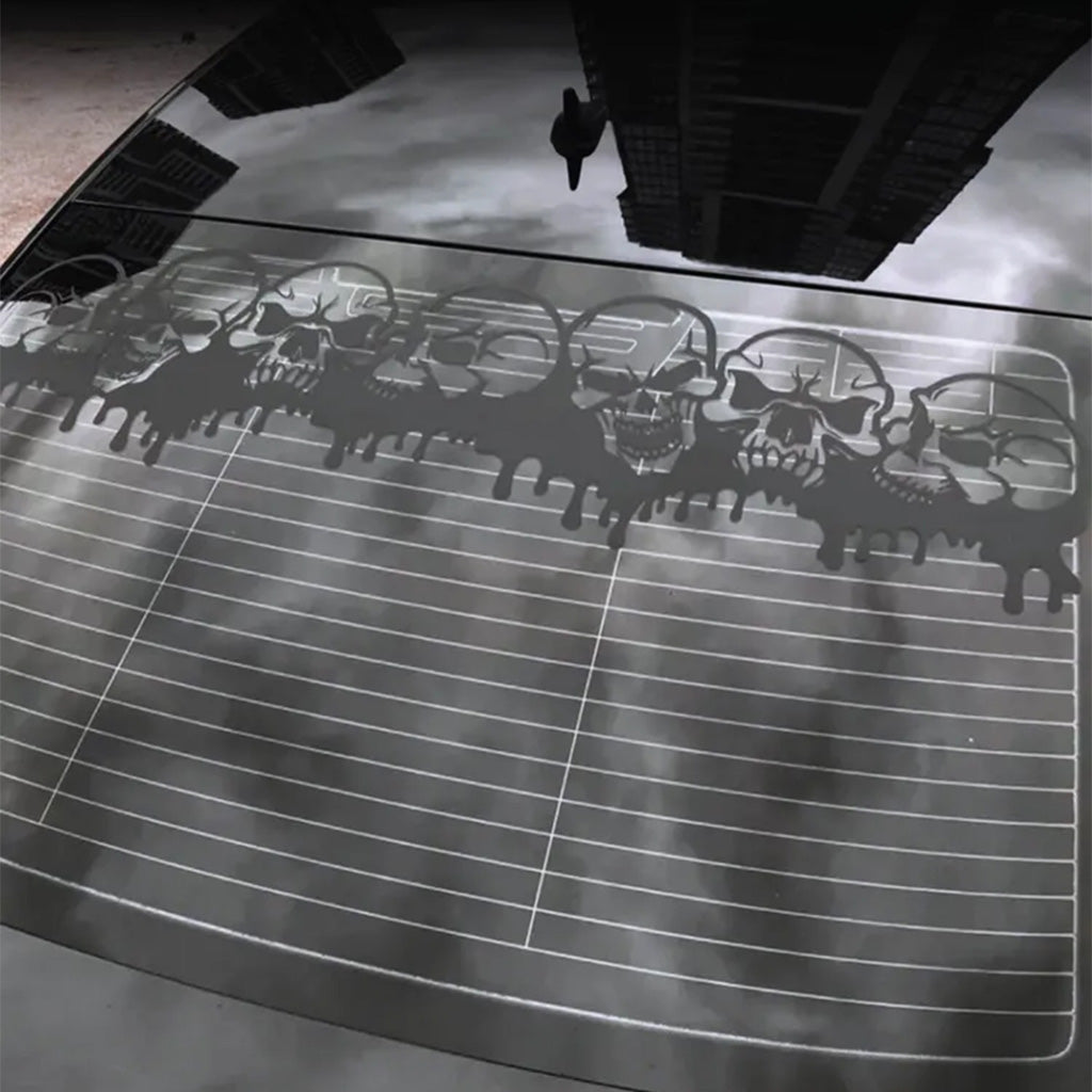 Totenkopf-Autoaufkleber für die Fenster