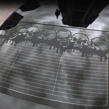 Totenkopf-Autoaufkleber für die Fenster