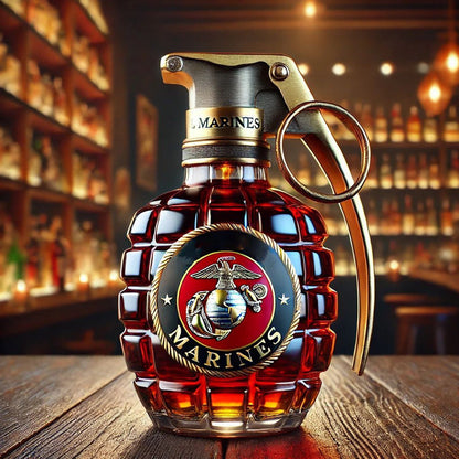 Künstlerische Whiskyflaschen