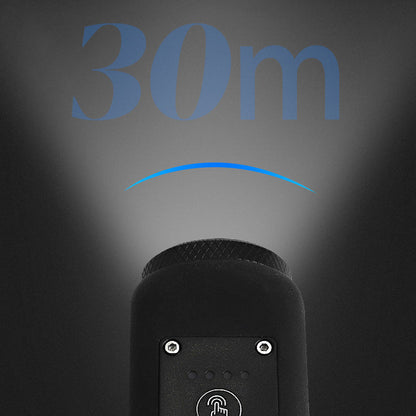 Wasserdichter Fahrradscheinwerfer mit Hupe für den Außeneinsatz