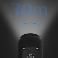 Wasserdichter Fahrradscheinwerfer mit Hupe für den Außeneinsatz