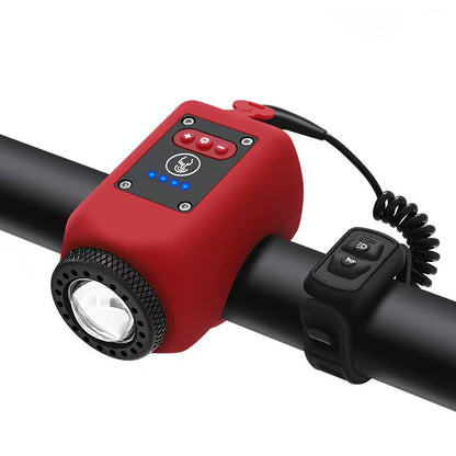 Wasserdichter Fahrradscheinwerfer mit Hupe für den Außeneinsatz