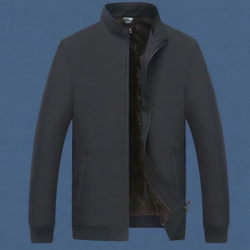Herren-Reißverschlussjacke – strickfrei und wetterfest