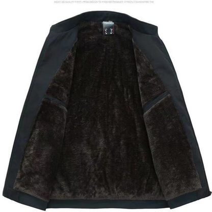 Herren-Reißverschlussjacke – strickfrei und wetterfest