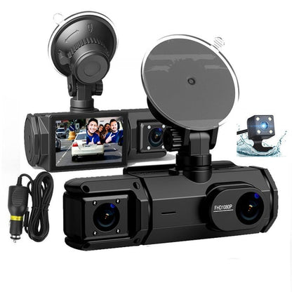 3-Linsen-Auto-DVR-Dashcam