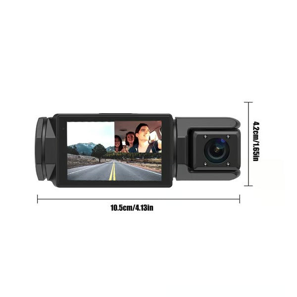 3-Linsen-Auto-DVR-Dashcam