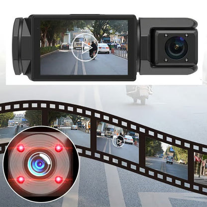 3-Linsen-Auto-DVR-Dashcam